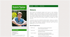 Desktop Screenshot of benjaminpoppinga.de